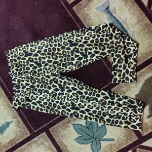 Leopard print leggings size 12